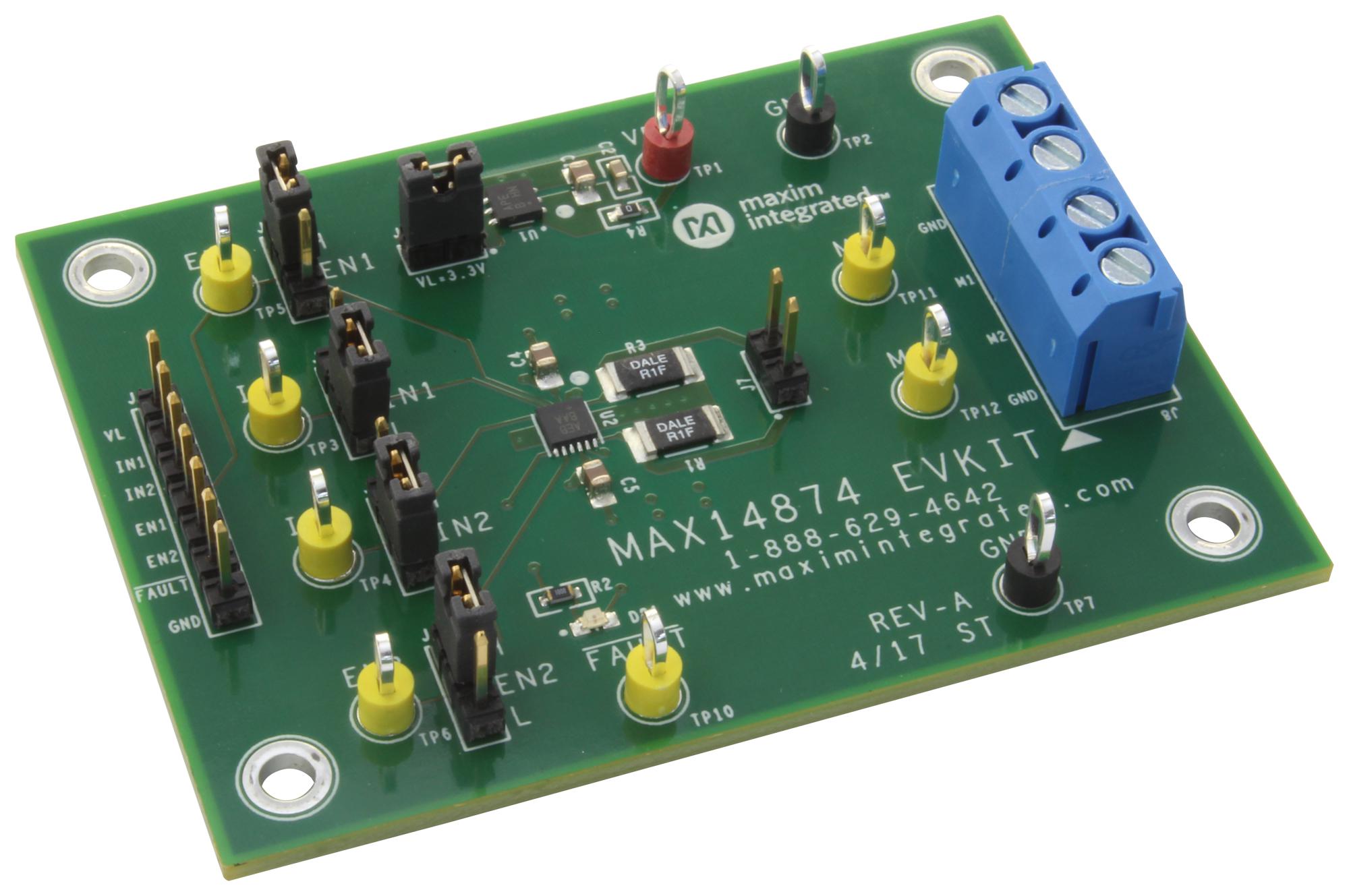 Buy Maxim Integrated MAX14874 Evalution Kit Part Number MAX14874EVKIT Online