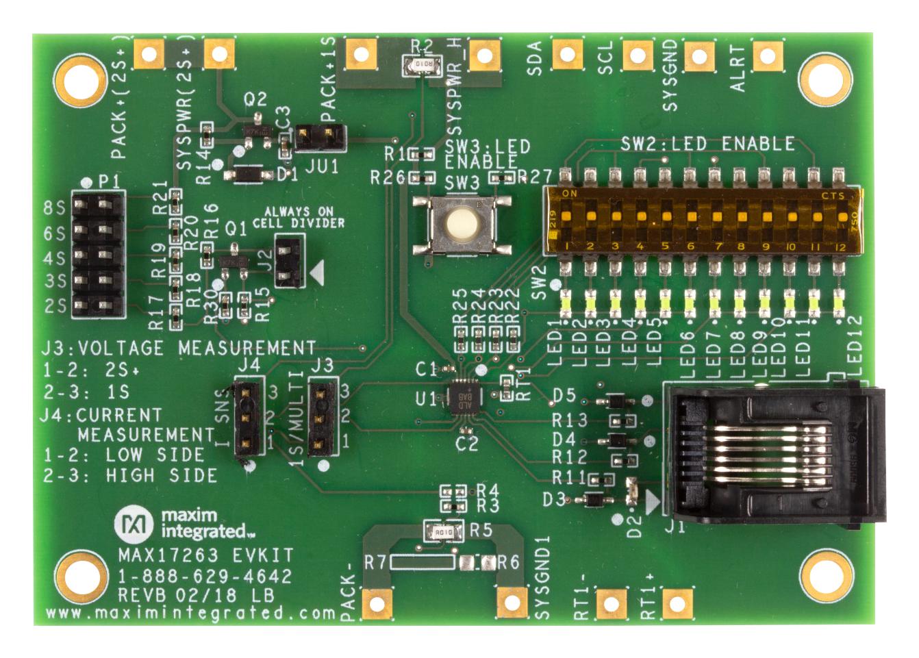 Maxim MAX17263GEVKIT – Reliable Battery Fuel-Gauge for Industrial Applications