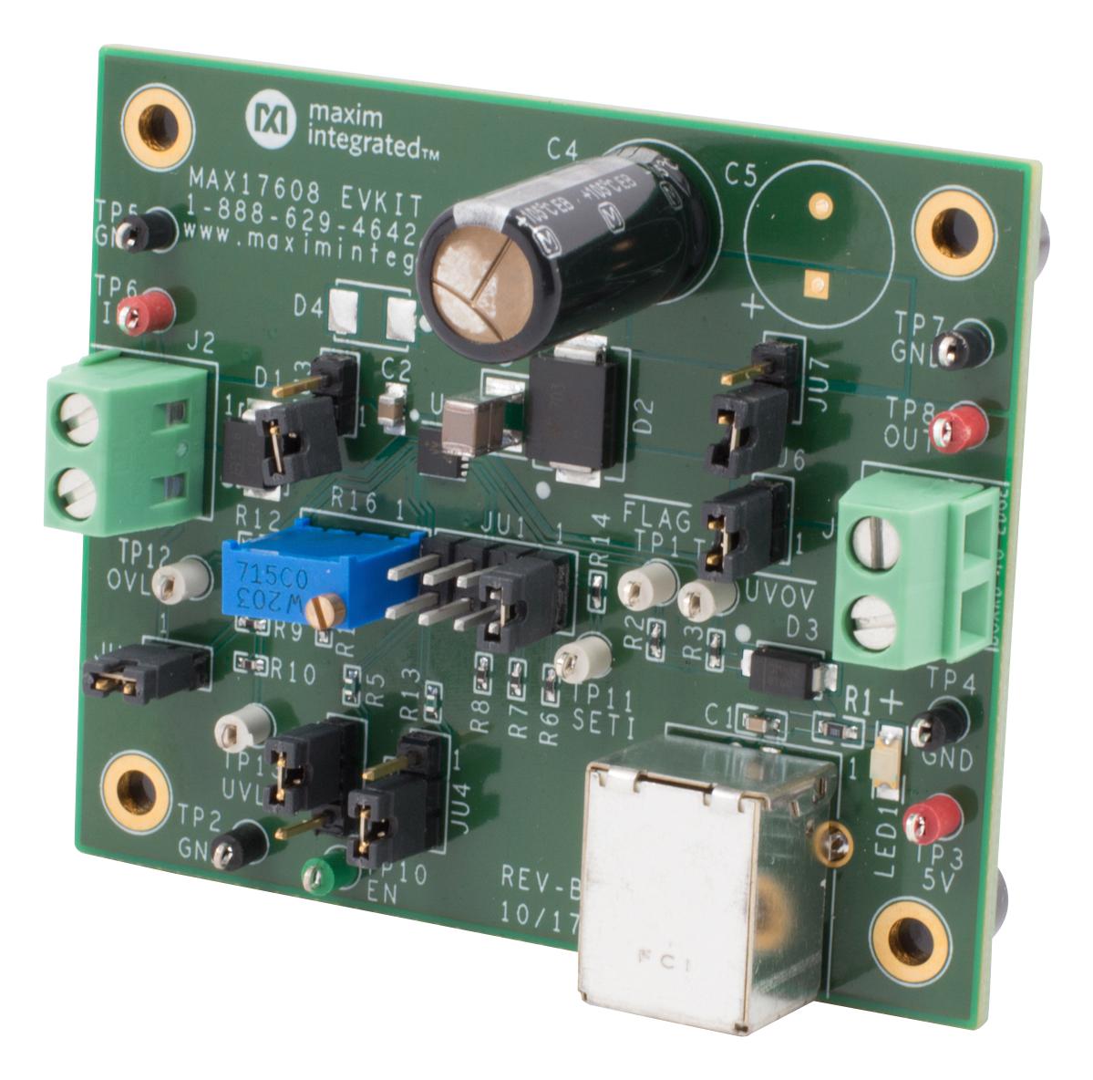 Buy Maxim MAX17608EVKIT Part Number MAX17608EVKIT Online