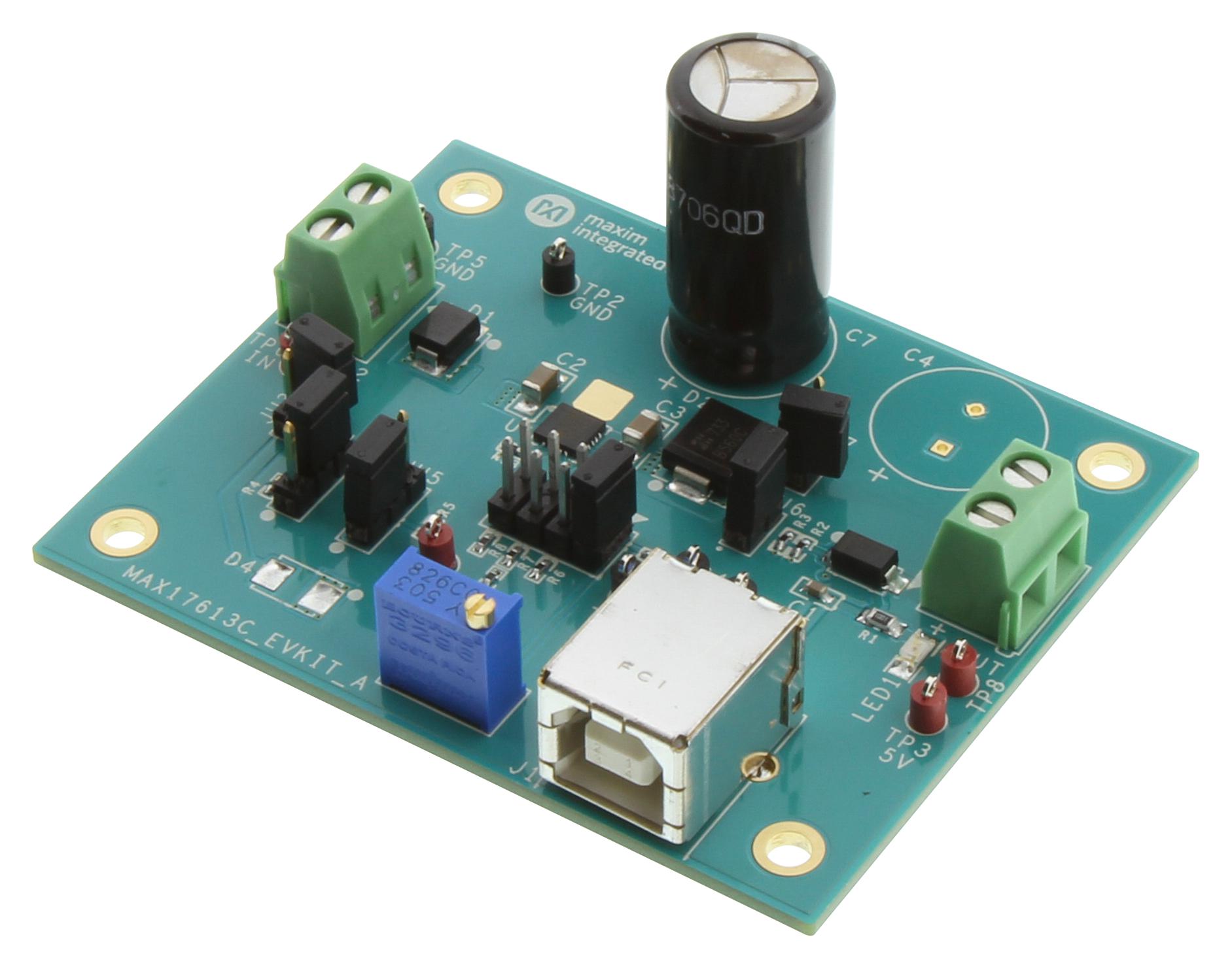 Maxim Integrated MAX17613CEVKIT – Reliable Reverse Voltage Protector for Industrial Applications