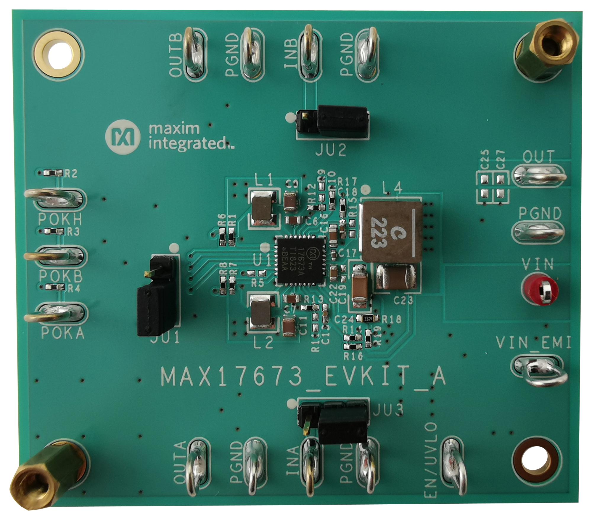 Maxim Series MAX17673 Evaluation Kit: 7V-60V, 3 Outputs