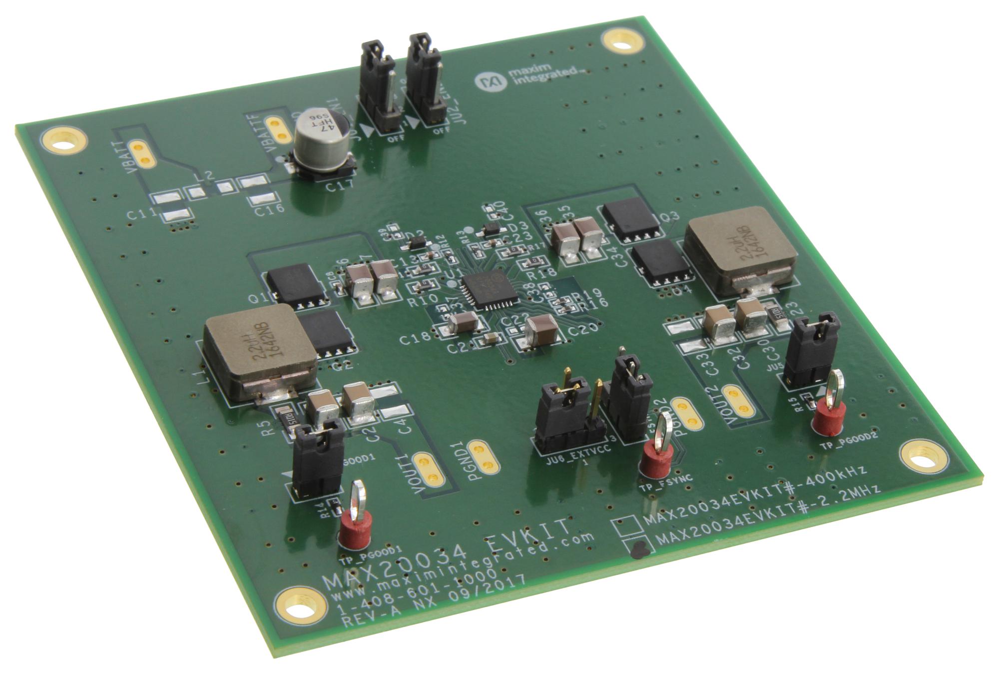 Maxim MAX20034HFEVKIT – Reliable Dual Power Controller for Industrial Applications