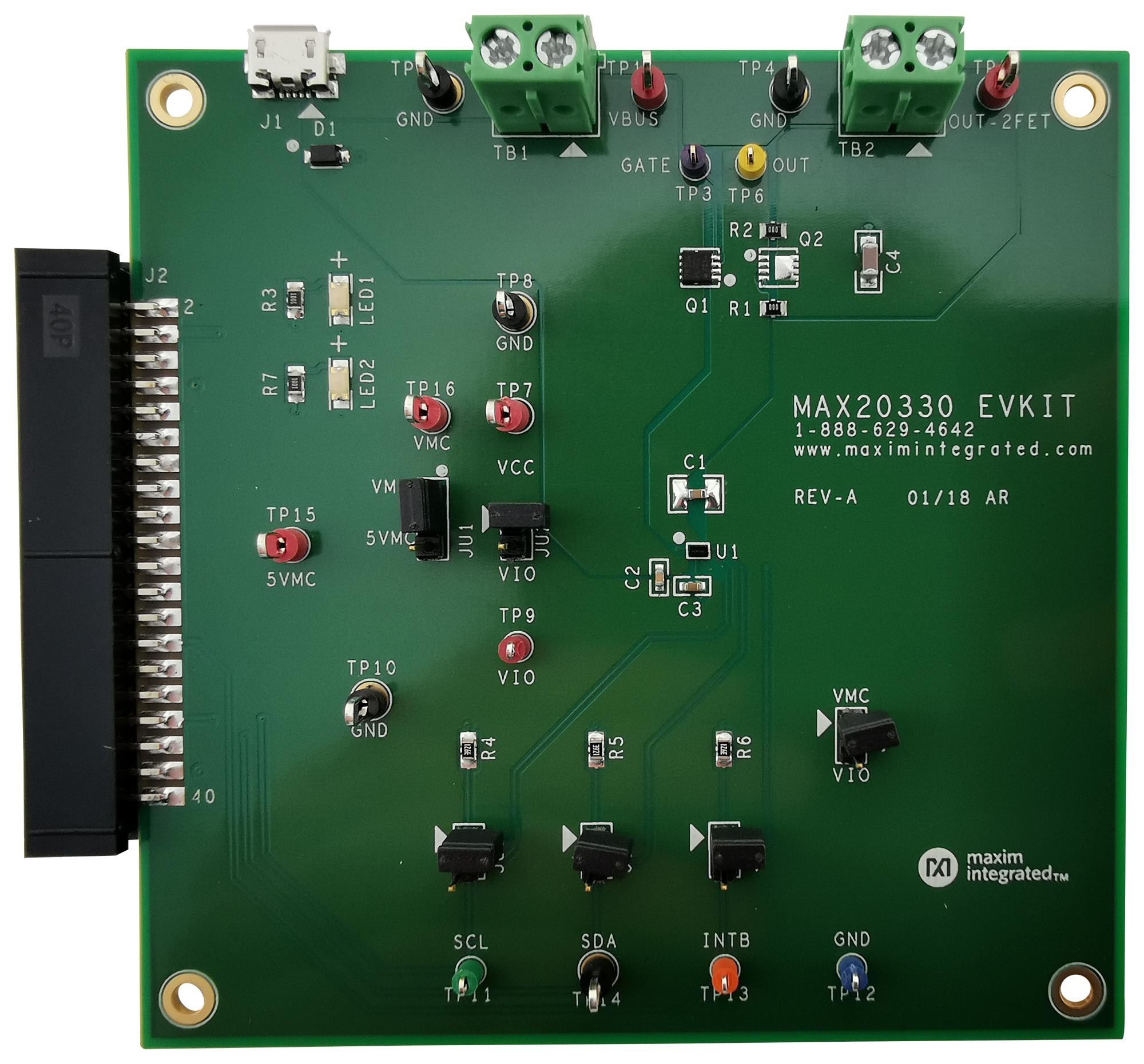 Buy MAXIM MAX20330 Evaluation Kit Part Number MAX20330EVKIT Online