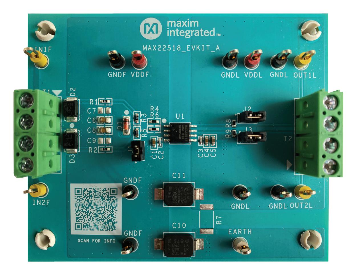 Maxim Series MAX22518 Digital Isolator: MAX22518EVKIT