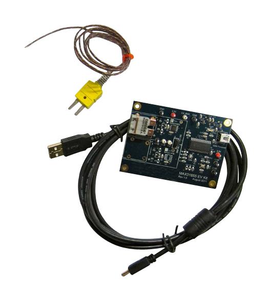 Maxim Series Evaluation Kit: MAX31855 for Thermocouple Measurement