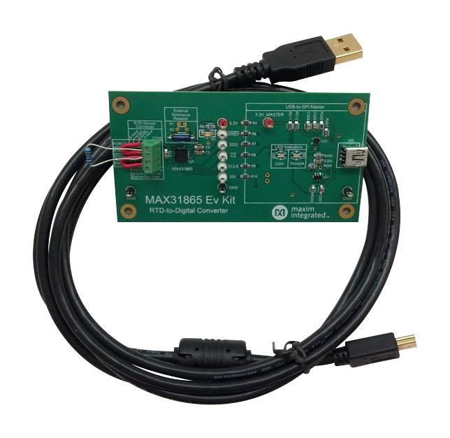 Maxim Series MAX31865 Evaluation Kit: MAX31865EVKIT