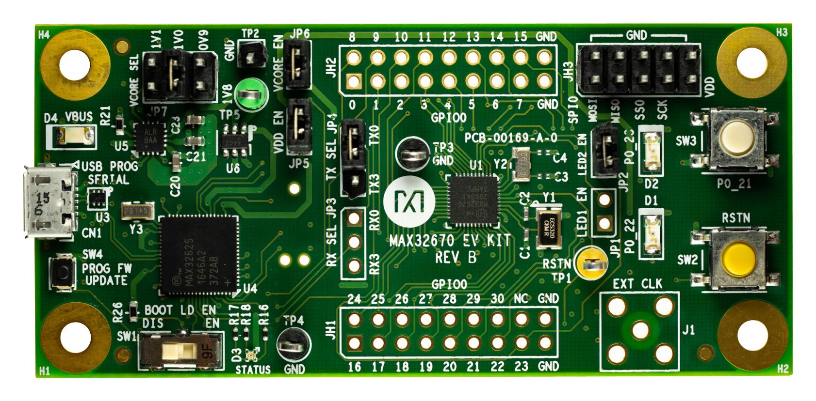 Buy MAXIM Integrated MAX32670 Evaluation Kit Part Number MAX32670EVKIT Online