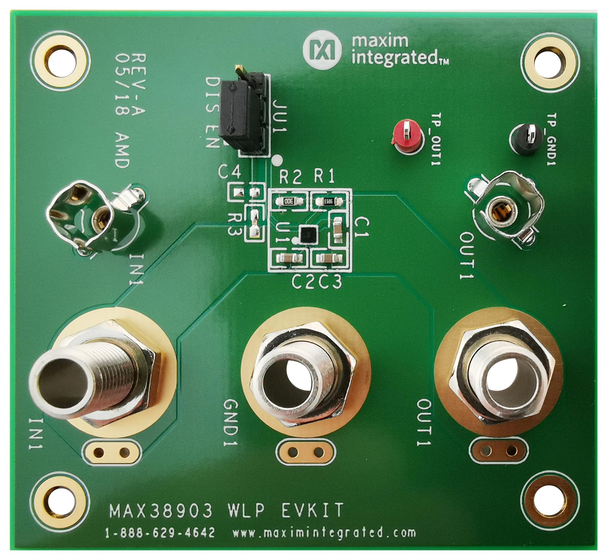 Maxim Series MAX38903 Evaluation Kit: MAX38903EVKITWLP