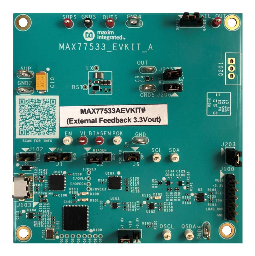 Maxim Series MAX77533 Buck Converter: MAX77533EVKIT#