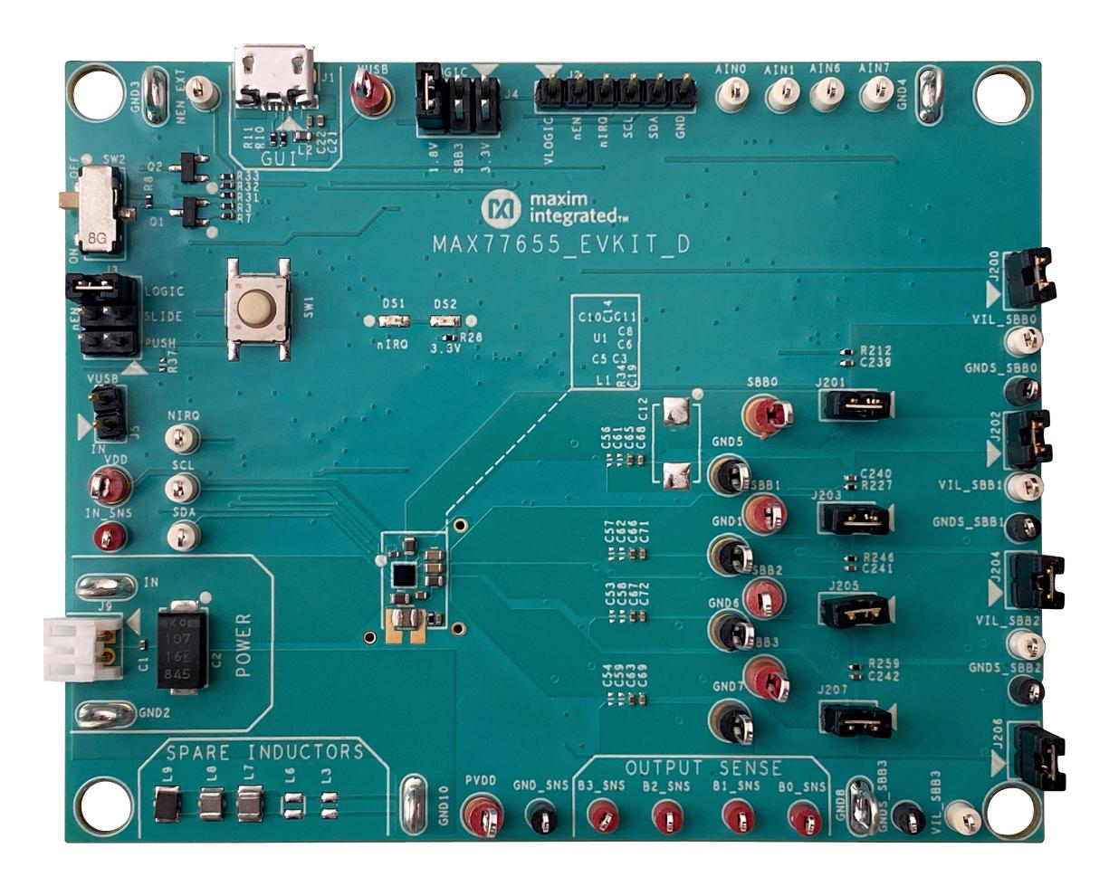 Maxim Series MAX77655 Power Management: MAX77655EVKIT