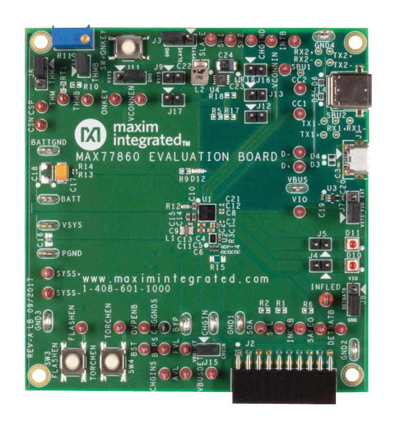 Maxim Integrated Series Evaluation System: USB-C Battery Charger MAX77860