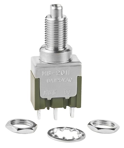 NKK Series MB2000 Miniature Pushbutton: MB2011SS1W01