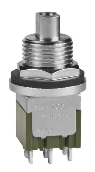 Buy NKK Large Bushing Miniature Pushbuttons Part Number MB2061SB3W01 Online