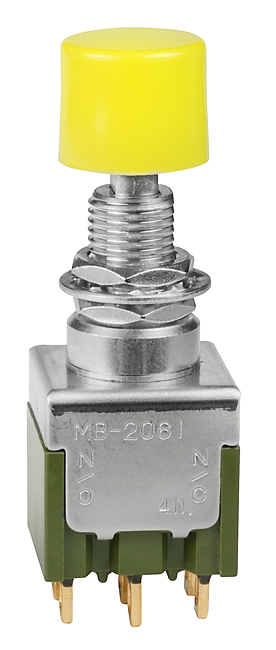 Buy NKK Miniature Pushbutton Part Number MB2061SD1G01CE Online