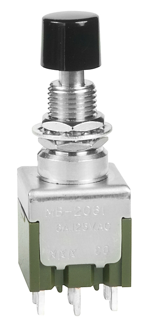 NKK Series MB2000 Miniature Pushbuttons: MB2061SS1W01BA