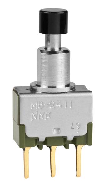 Buy NKK Series MB2400 Snap-Action Pushbutton Part Number MB2411E2G03FA Online