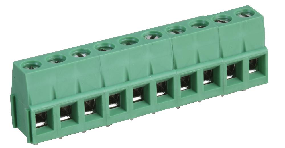 Multicomp 10-Position 16A Terminal Block – Reliable Wire-to-Board Connection for Industrial Applications