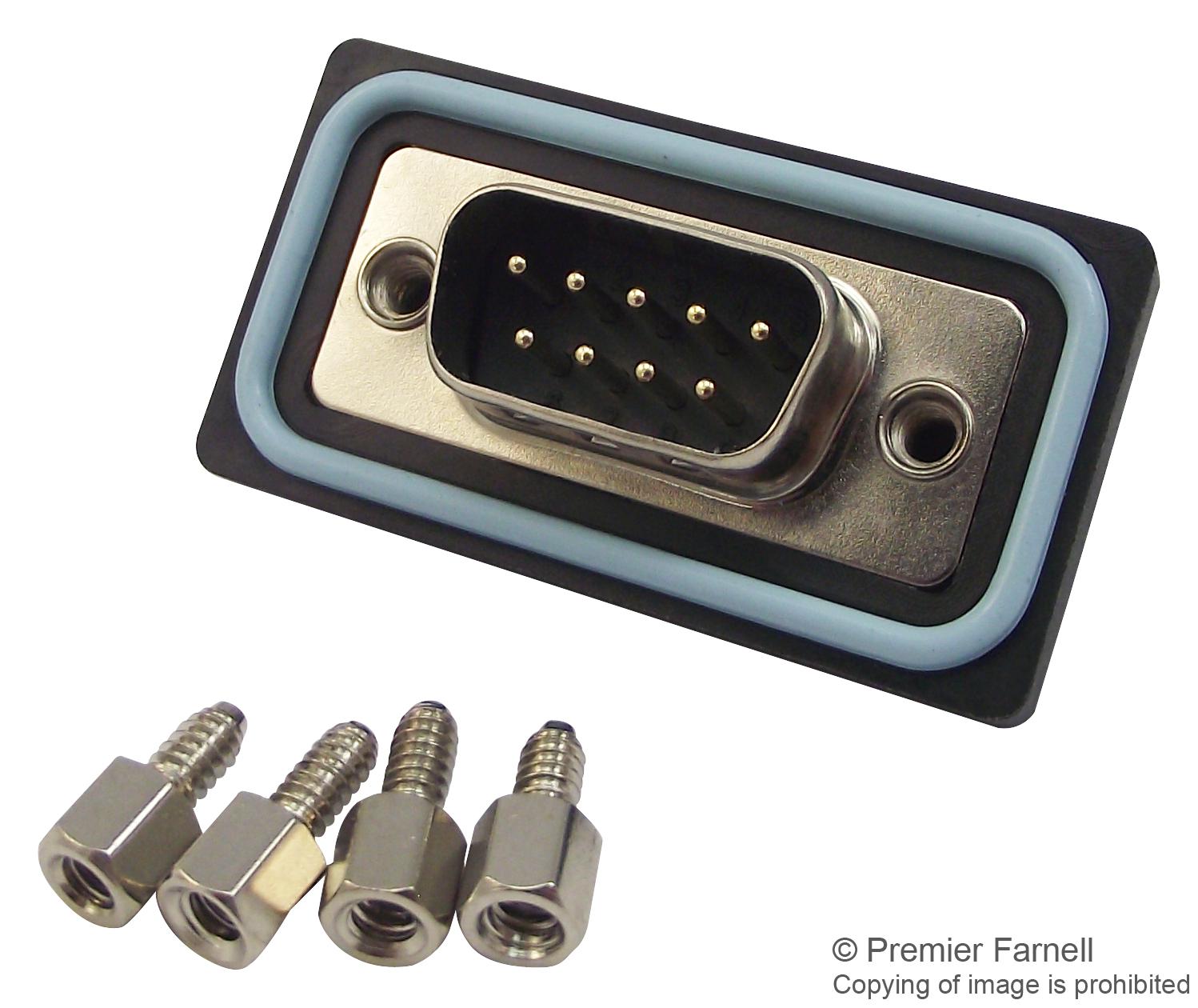 Multicomp Waterproof D-Sub – Reliable Panel Mount Connectors for Industrial Applications
