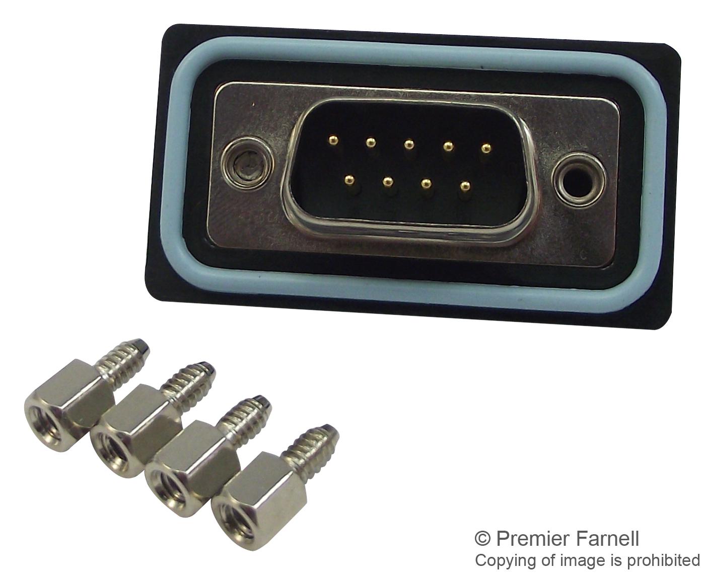 Multicomp Waterproof D-Sub Connectors – Reliable Waterproof Panel Mount for Industrial Applications