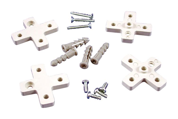 Multicomp Polycarbonate Wall Mounting Feet – Reliable Waterproof Enclosure Mounts for Industrial Applications