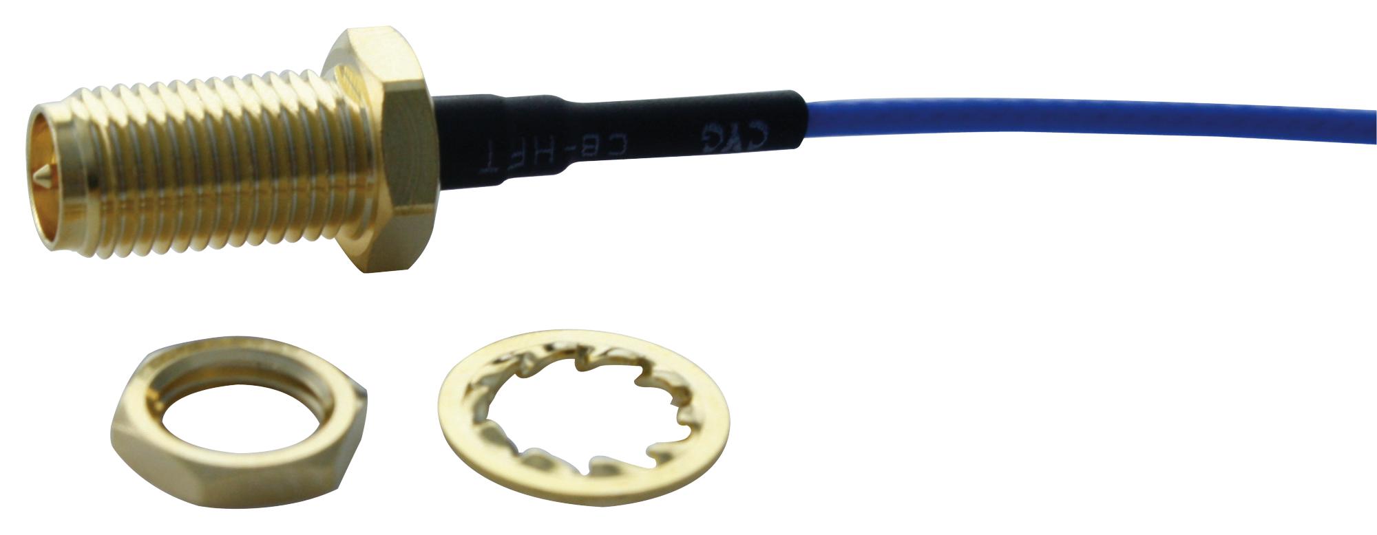 Multicomp Series RF Connector: RPSMA Bulkhead Jack to UFL MC001493
