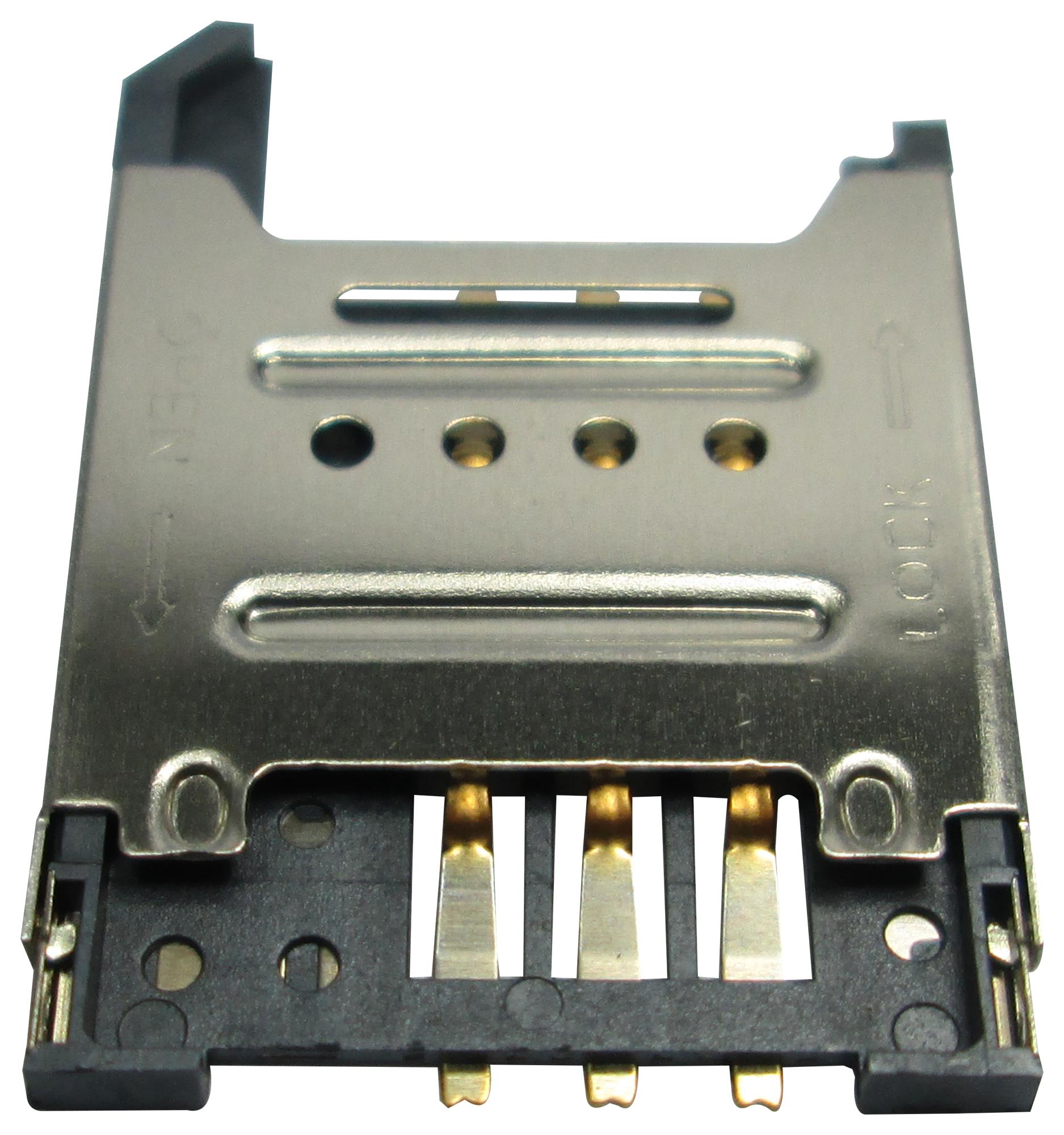 Multicomp SIM Card Connector – Reliable 6-Pin for Industrial Applications