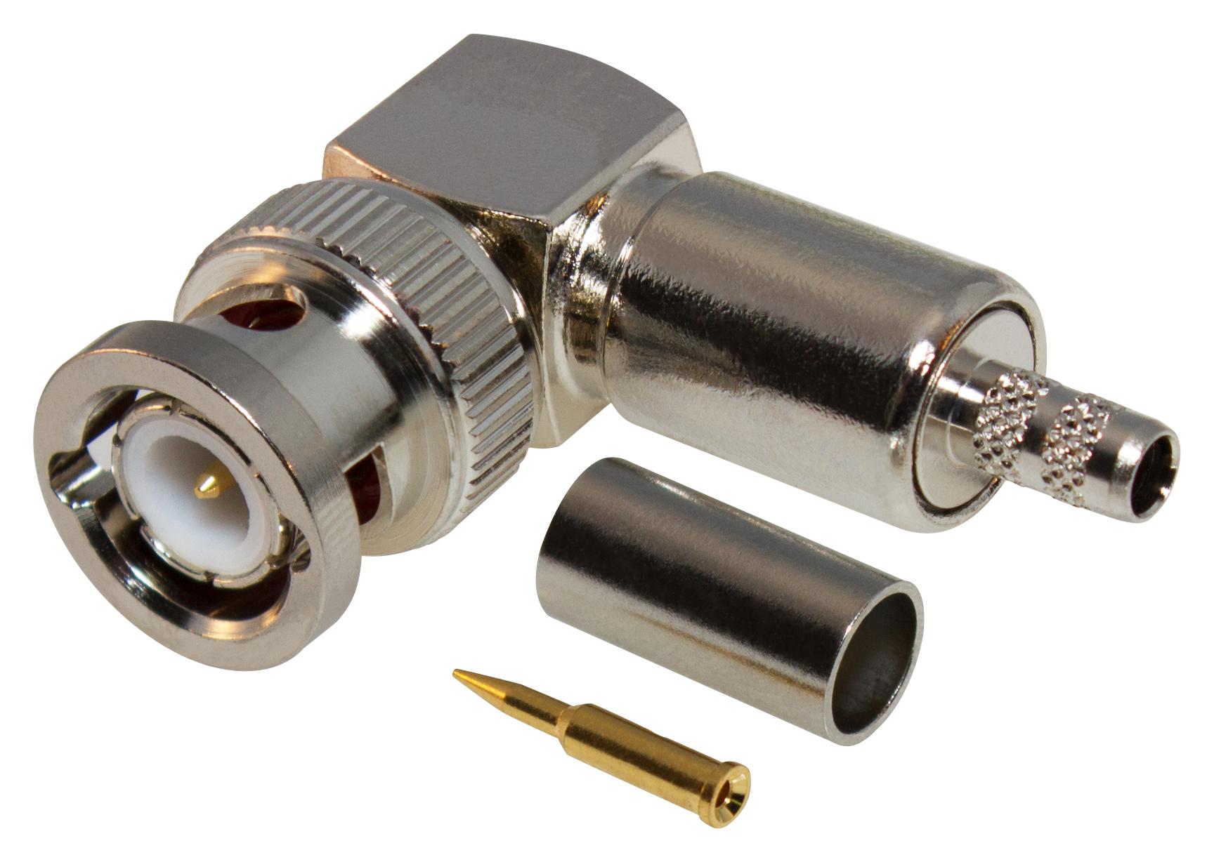 Multicomp Series Right Angle BNC Male Crimp Connector: MC002018