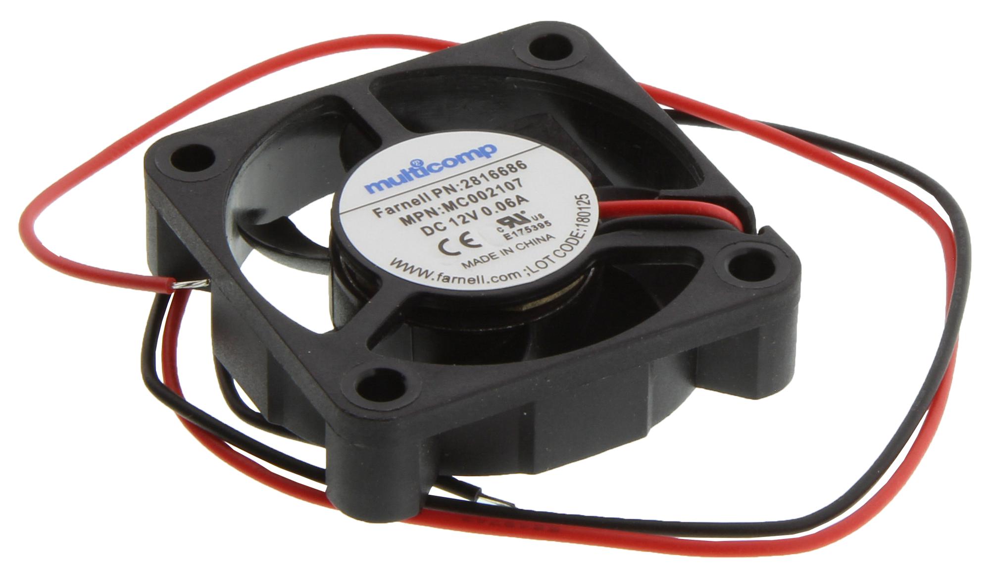 Multicomp 002107 – Reliable Industrial Cooling Fan for Thermal Management