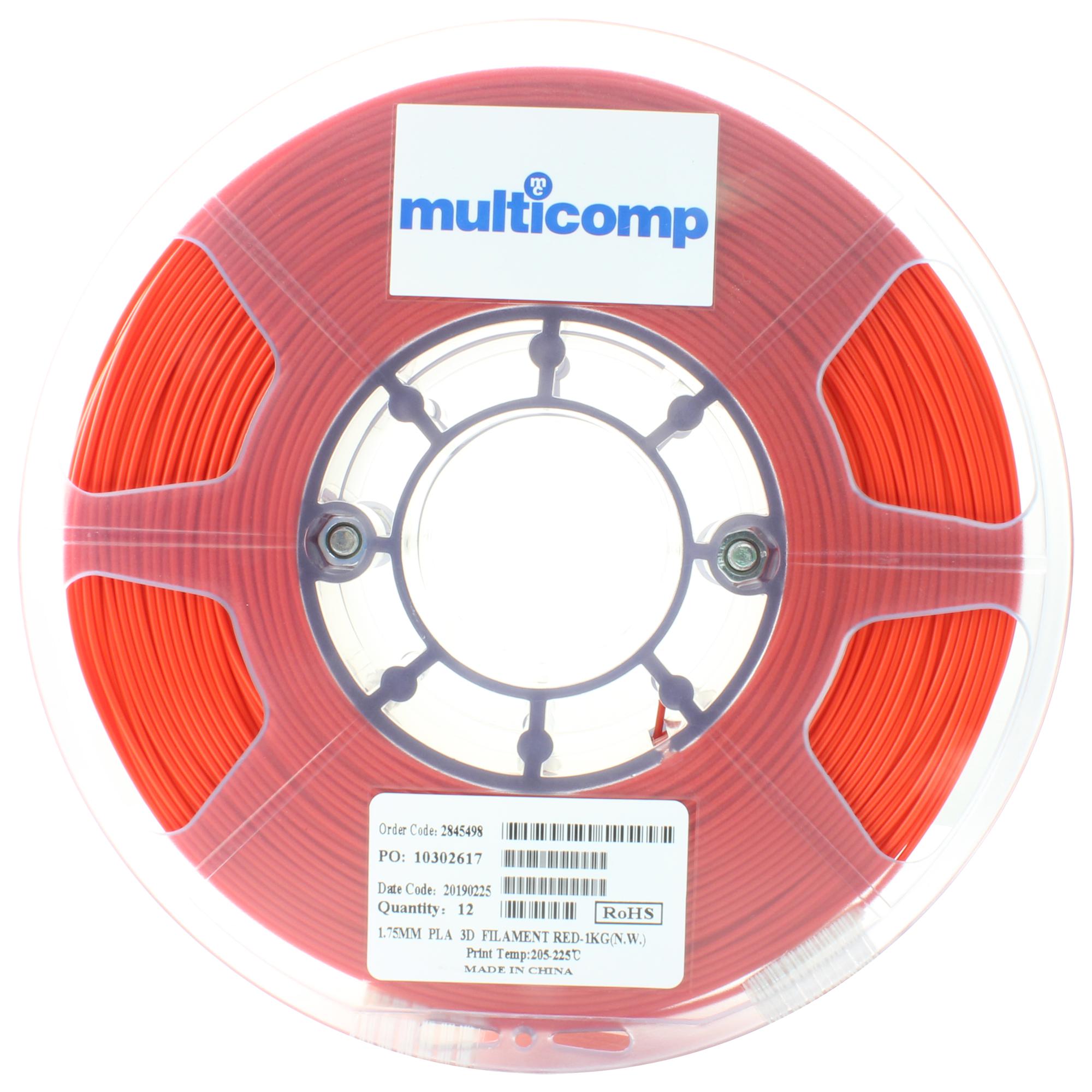 Multicomp 002551 – Reliable PLA Filament for Industrial Applications
