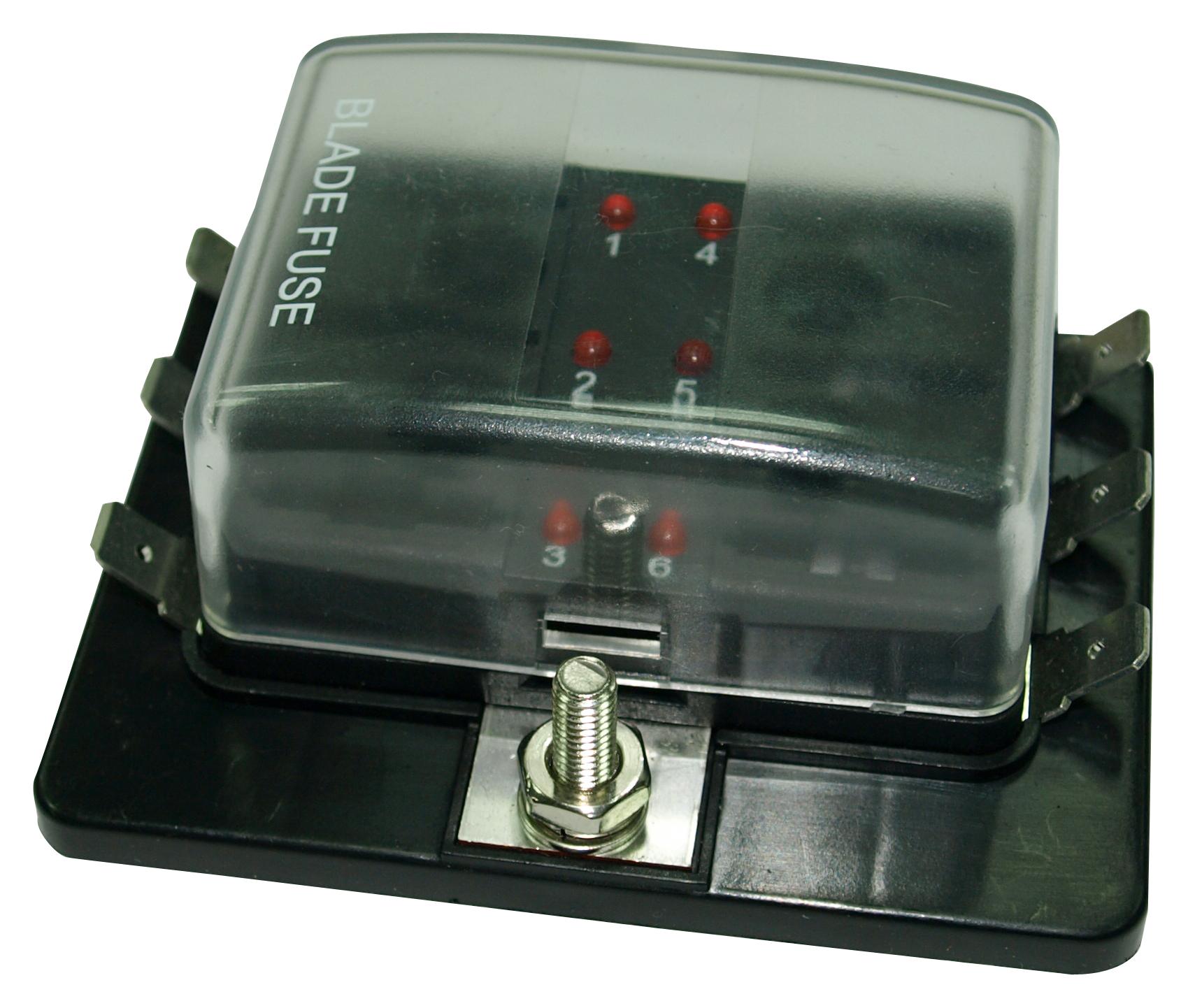 Buy Multicomp Blade Fuse Block with LED Warning Light Part Number MC002800 Online