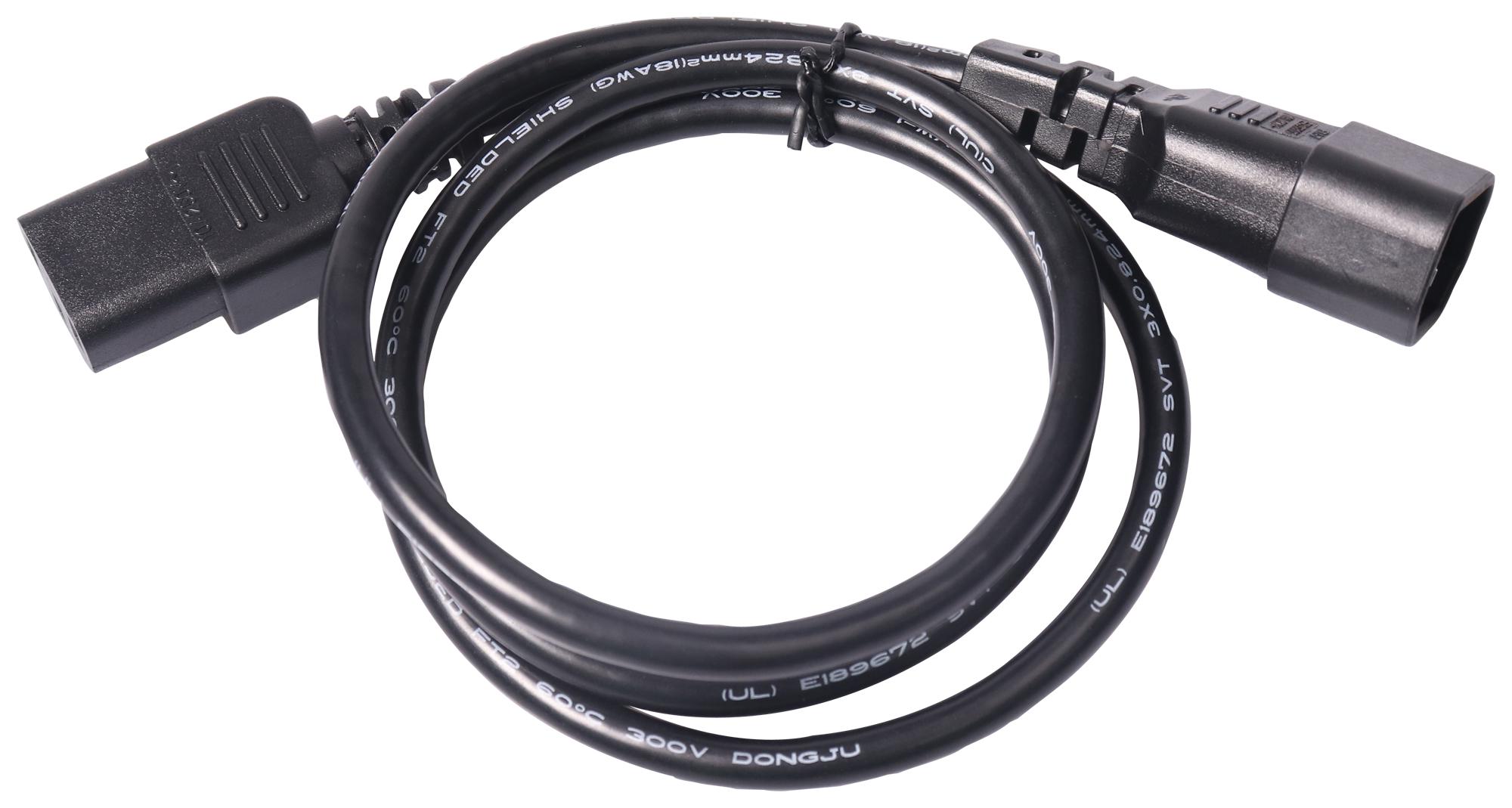 Multicomp Power Cord – Reliable IEC 60320 C14–C13 for Industrial Applications