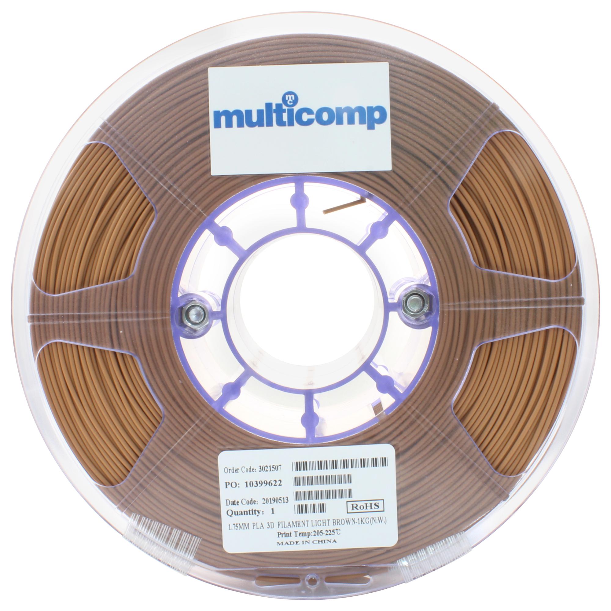 Multicomp 011455 – Reliable PLA Filament for 3D Printing and Industrial Applications