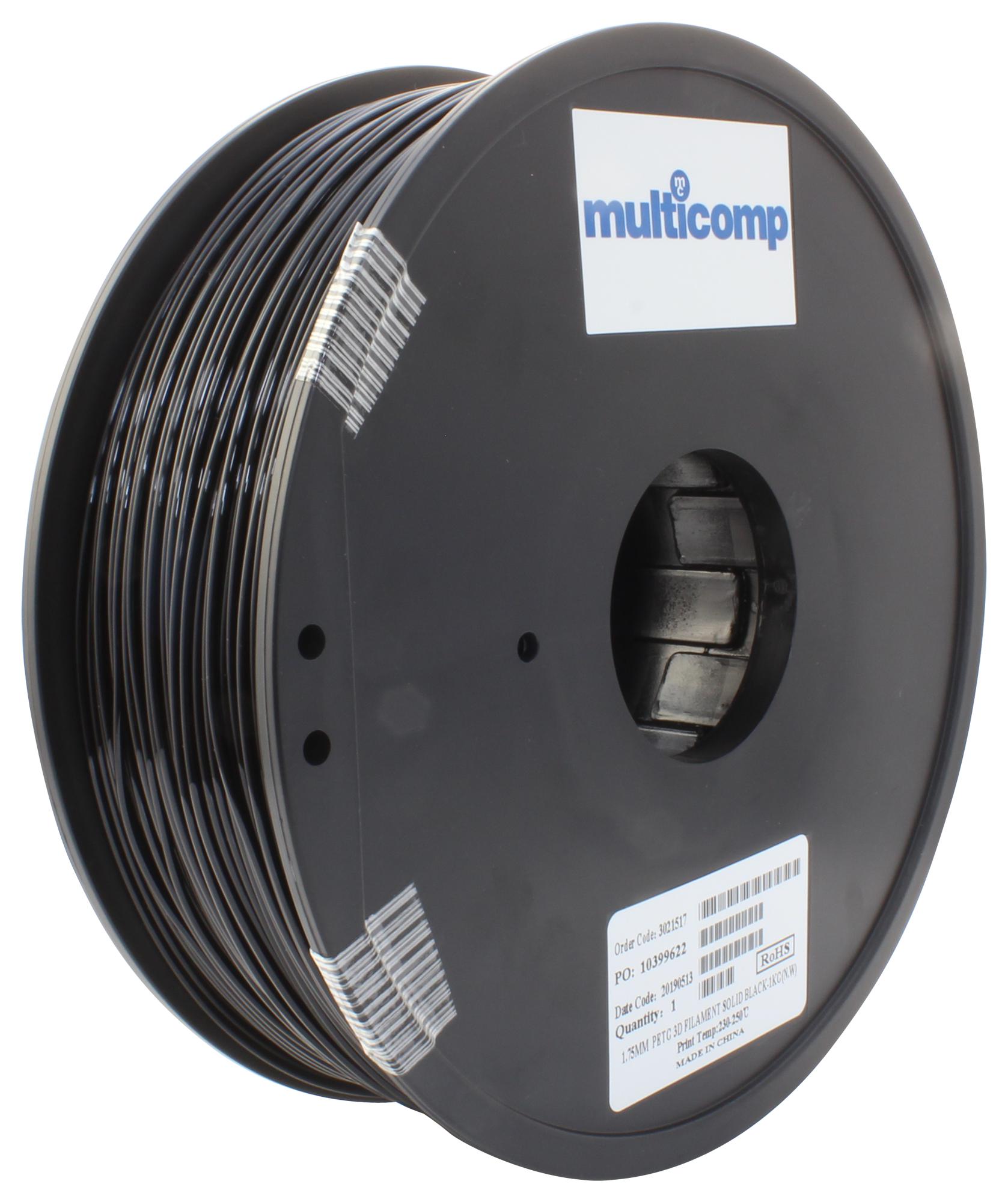 Buy Multicomp PETG 3D Filament Part Number MC011465 Online