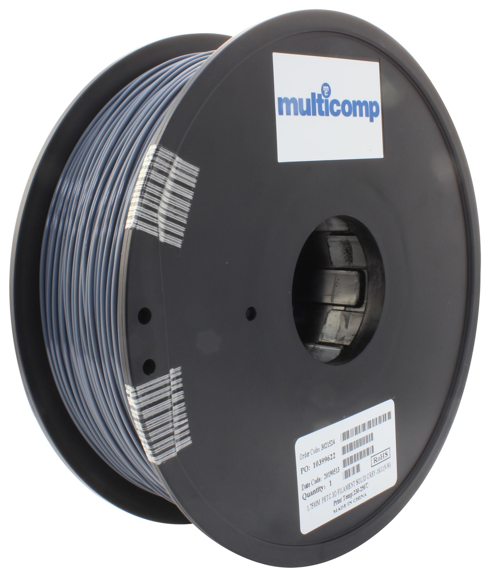 Premier Series PETG Filament: 3D Printing Material MC011470