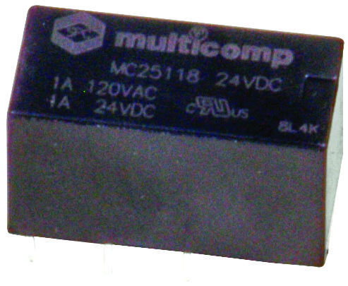 Multicomp Series Relay: DPDT Low Signal Control with Gold Contacts MC25133