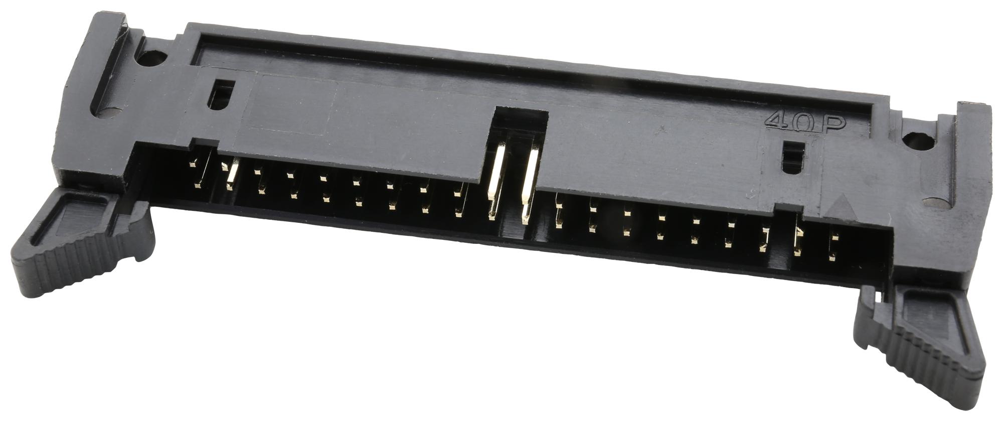 Multicomp Series 2.54mm Shrouded Header with Ejector: MC25460LLRADIP