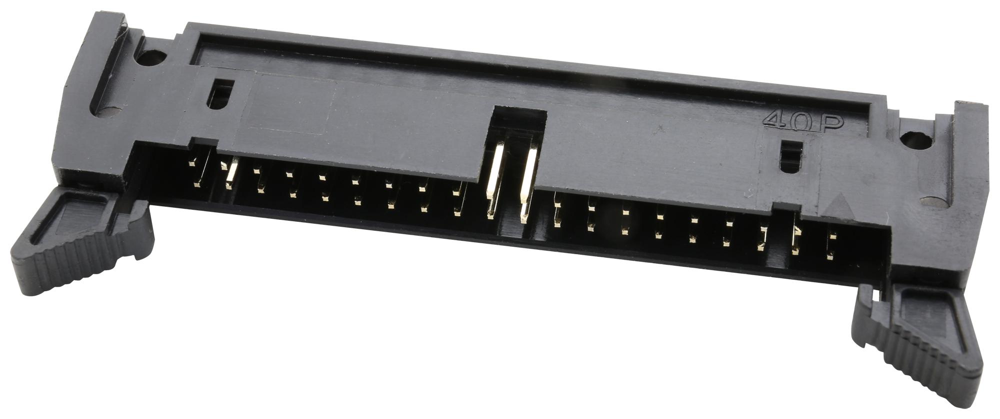Multicomp Series 2.54mm Shrouded Header: MC25464LLRADIP