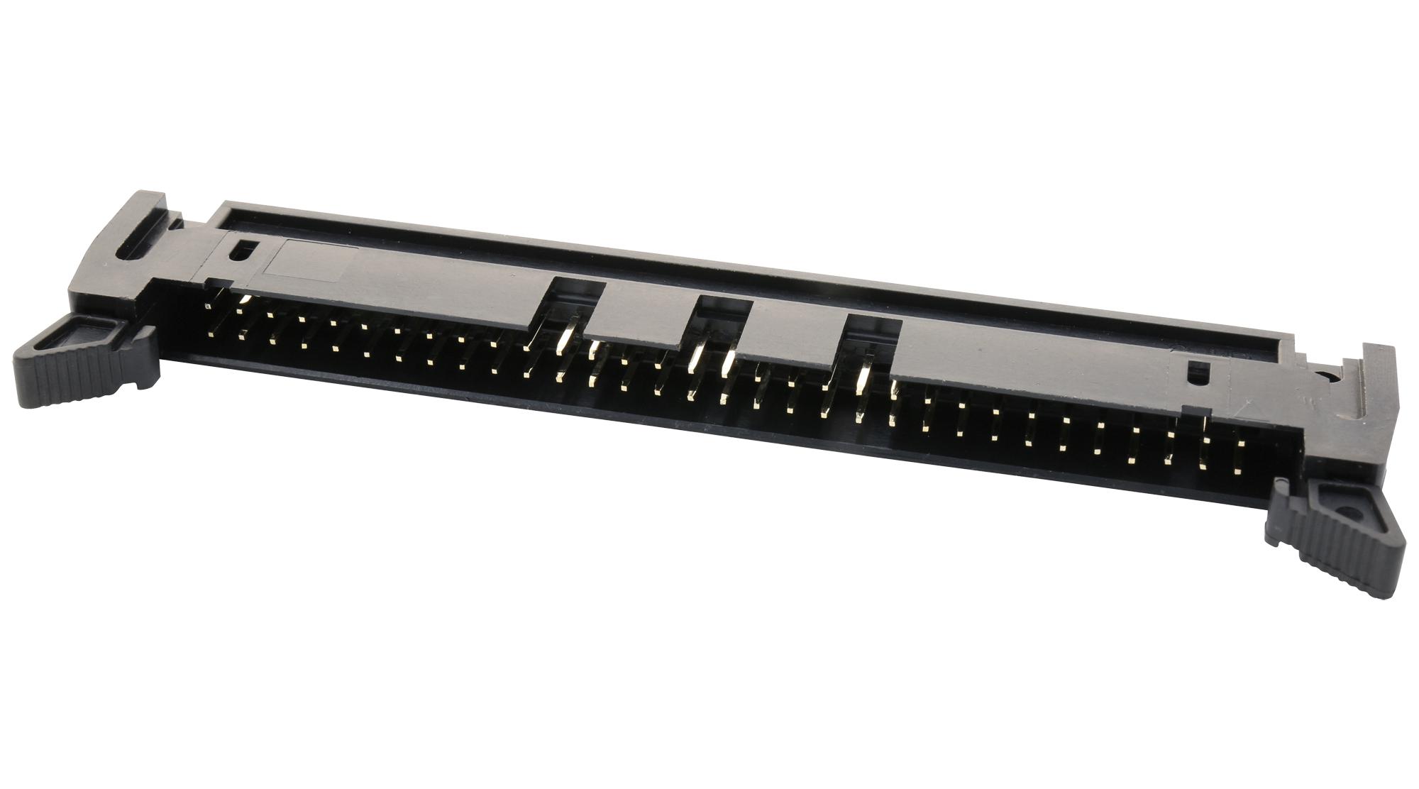Multicomp Series 2.54mm Shrouded Header with Ejector: MC25464SLSTDIP