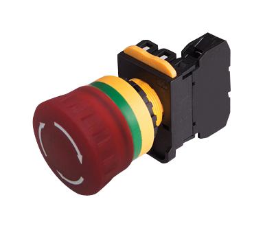 MultiComp-Pro Series Emergency Stop Switch MCA20LV4E10Q7R: High-Performance Safety Control