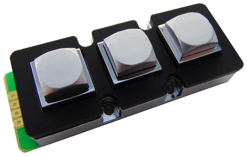 Multicomp Series Waterproof Metal Keypad: MCAK103BSSSWPMM