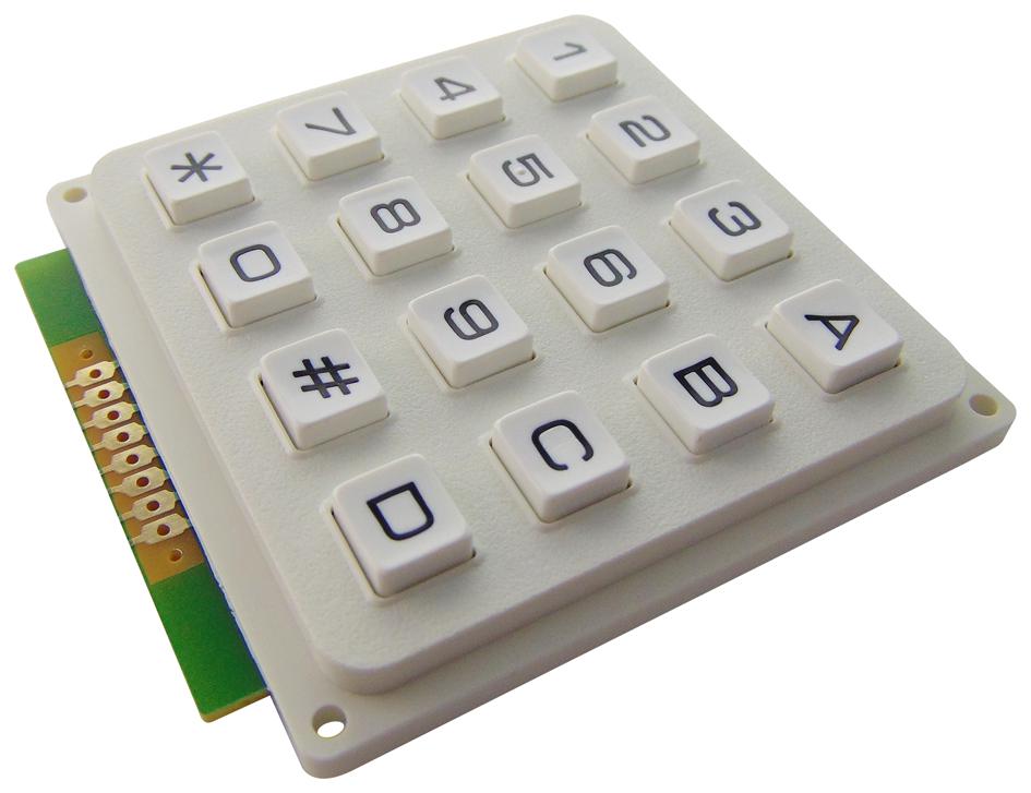 Buy multicomp Keypad Part Number MCAK1604NWWB Online