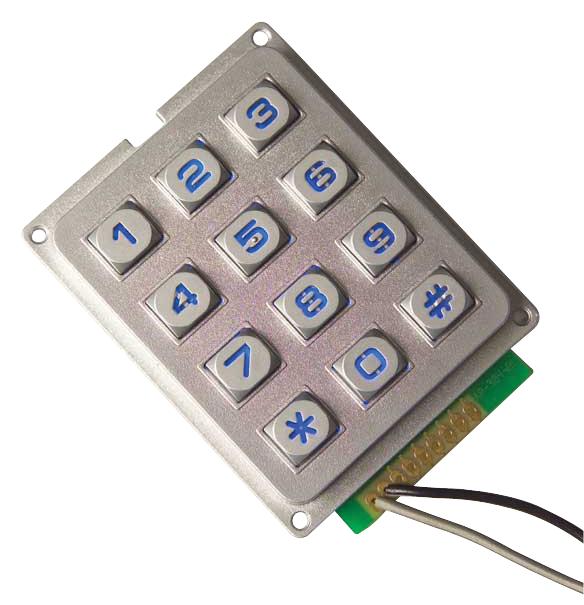 multicomp MCAK304NSSLWPMMYLGKT – Reliable Metal Keypad for Industrial Applications
