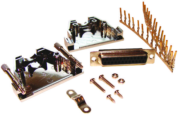 Farnell MCD8B25FCKIT – Reliable D-Sub Connector Kit for Industrial Applications
