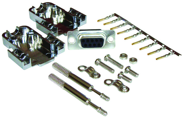 Buy Multicom D-sub Connector Kit Part Number MCD8E09FC-KIT Online