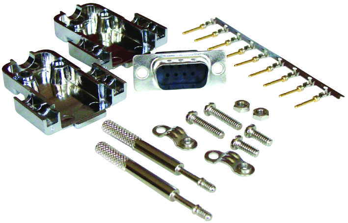 Multicomp MCD8E09MC-KIT – Reliable 9-Way D-Sub Connector Kit for Industrial Applications