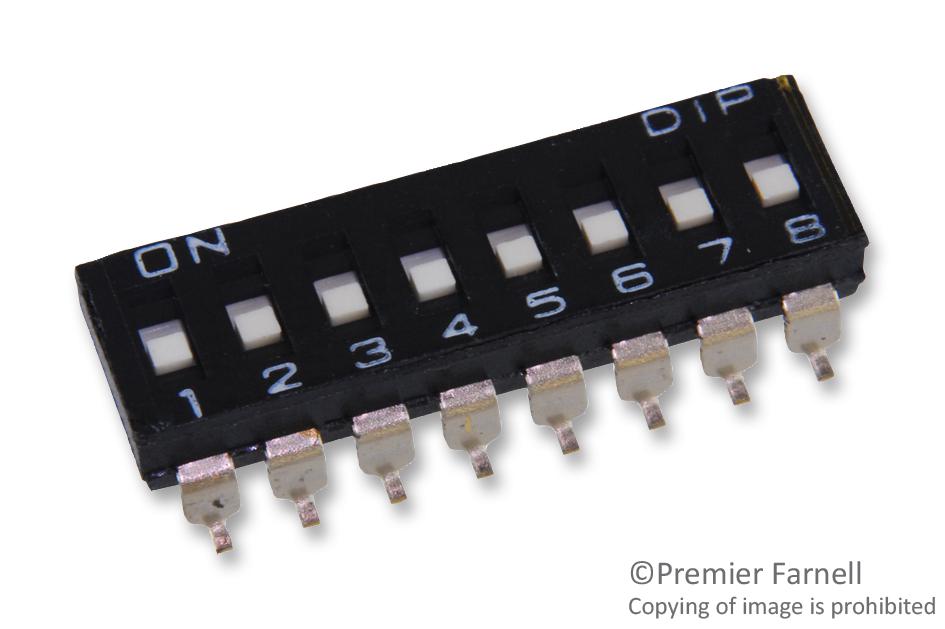 Buy Multicomp DIP Switch Part Number MCDMR08T Online