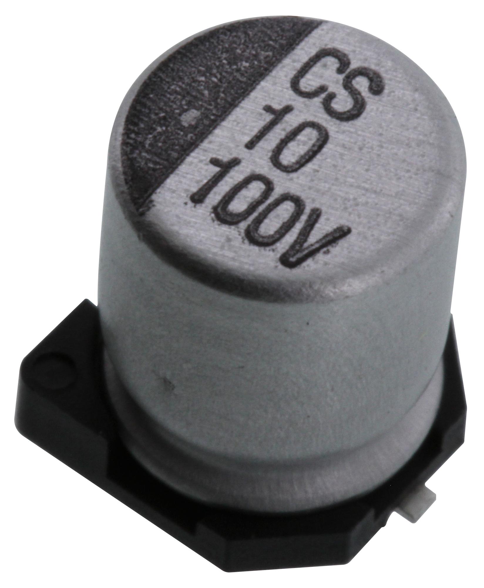 Multicomp Series High-Temperature Aluminium Capacitor: MCESL100V106M63X77
