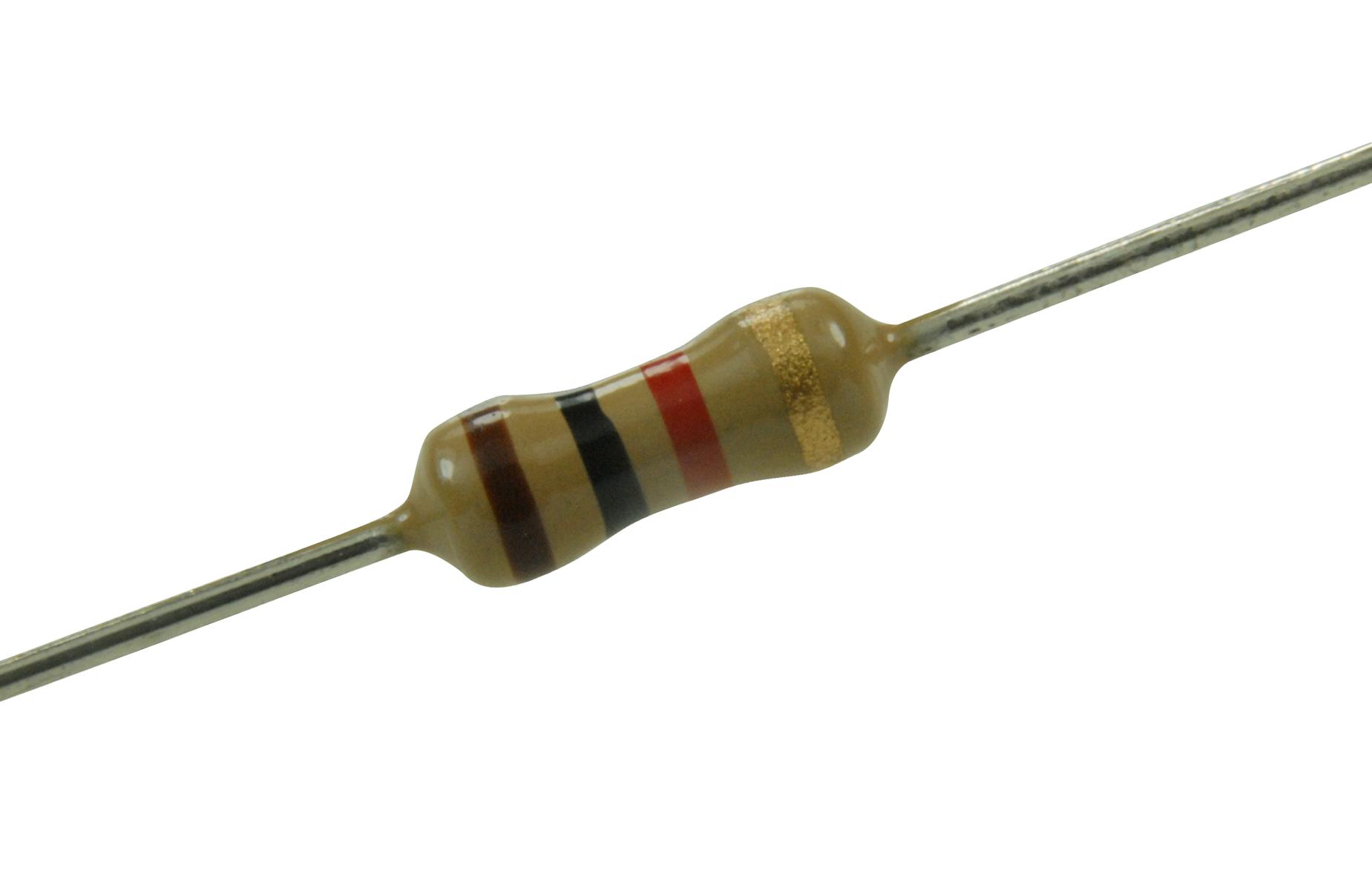 Multicomp Series Resistor: 1K Ohm 0.25W 5%  CN: MCF025W1K