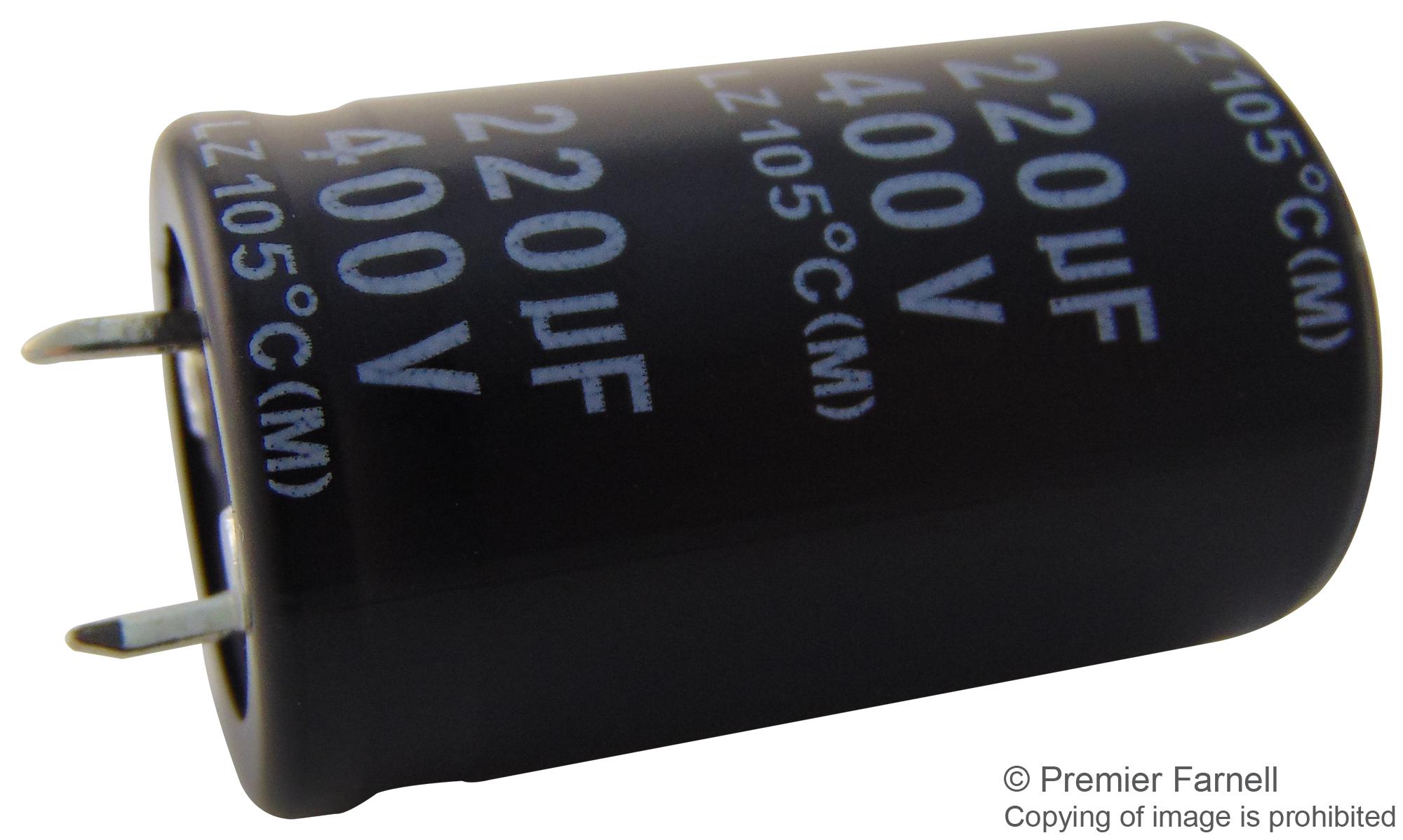 Multicomp 400V 220uF U+2013 Reliable Electrolytic Capacitor for Industrial Applications
