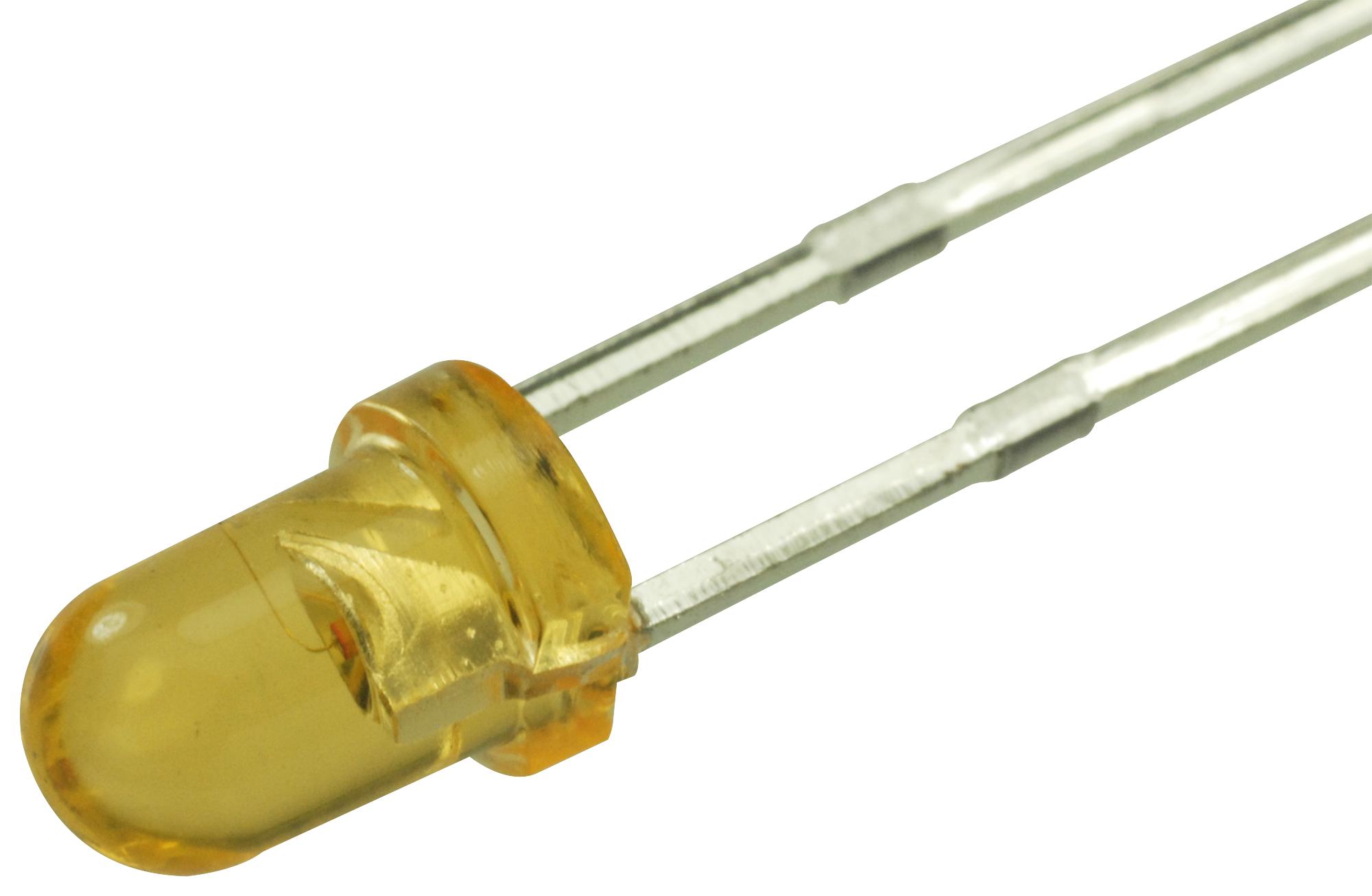 Multicomp Series LED: Amber 3mm: MCL034BT
